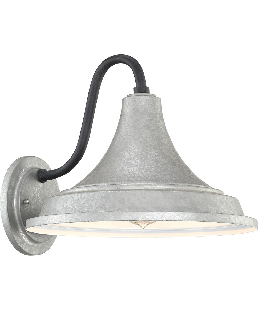 Oceanfront Large 1-light Outdoor Wall Light Galvanized