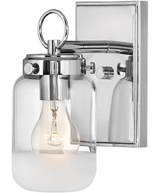 Penley 1-Light Single Light Vanity in Polished Nickel