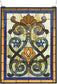 27"H x 20"W Mandolin Stained Glass Window