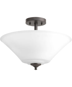 Joy 3-Light 16-5/8" Semi-Flush Convertible Antique Bronze