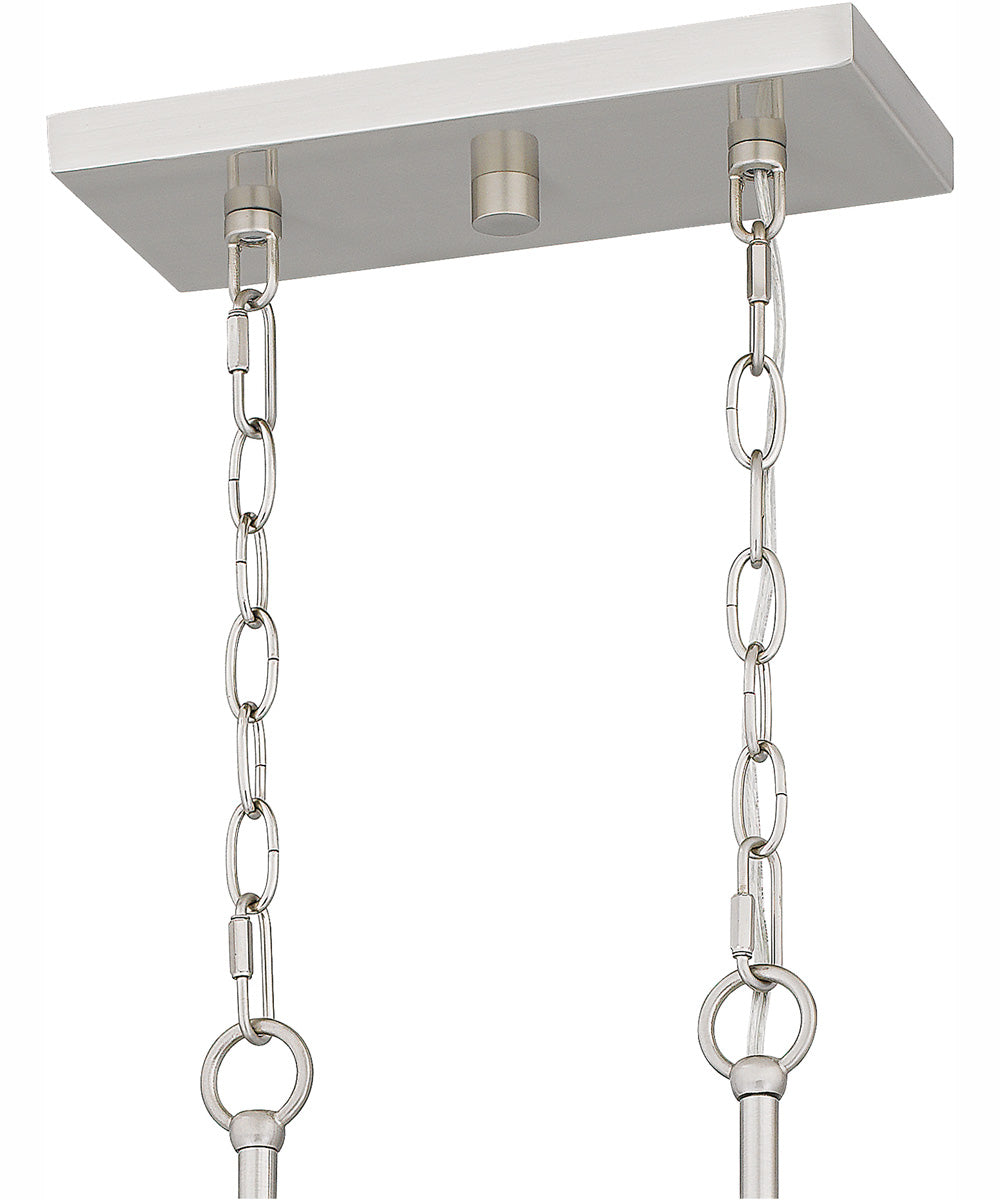 Prescott Medium 5-light Island Light Brushed Nickel