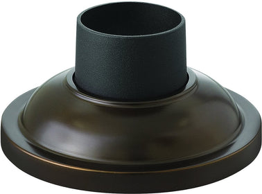 2"H Signature Pier Mount Outdoor Post Copper Bronze