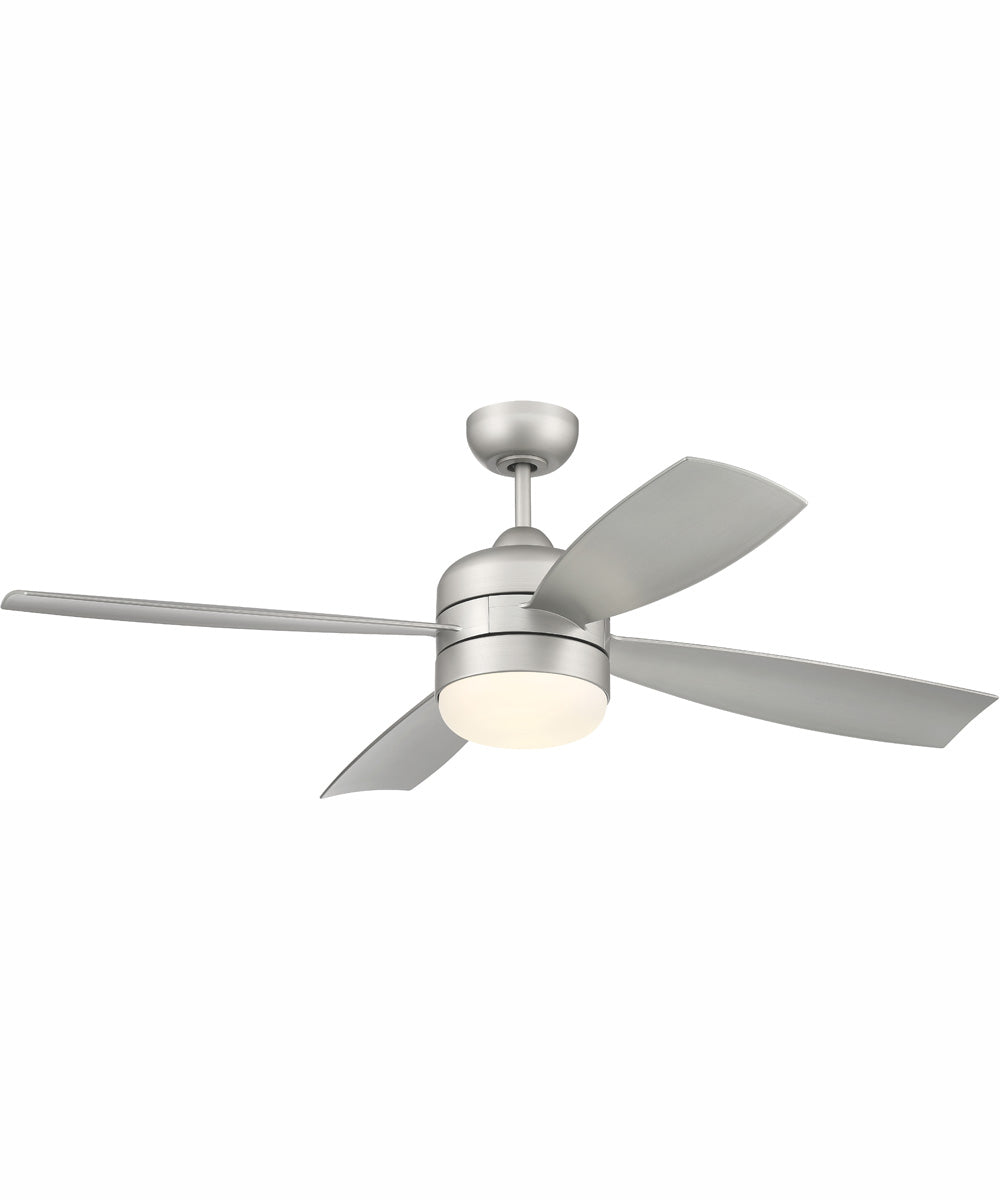 52" Sebastion 2-Light Indoor/Outdoor Ceiling Fan Painted Nickel