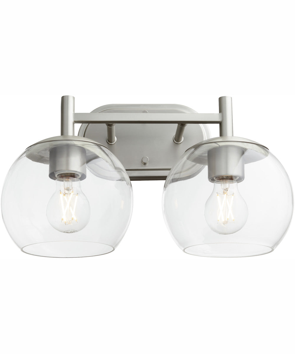 Lyon 2-light Bath Vanity Light Satin Nickel