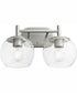 Lyon 2-light Bath Vanity Light Satin Nickel