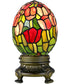 Floral Tiffany Decorative Egg