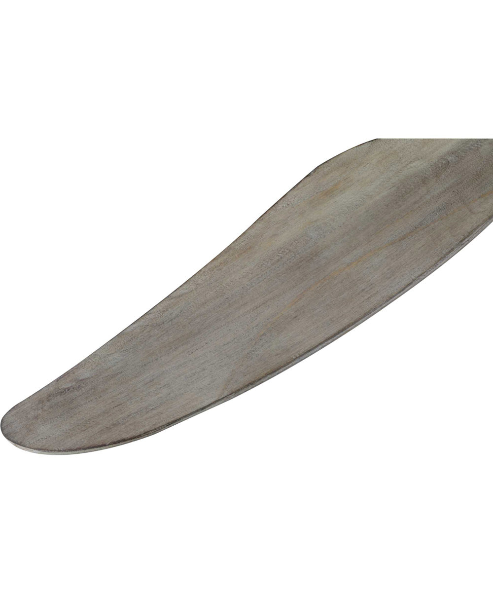 Farris 3-Blade Carved Wood 60" Ceiling Fan Brushed Nickel