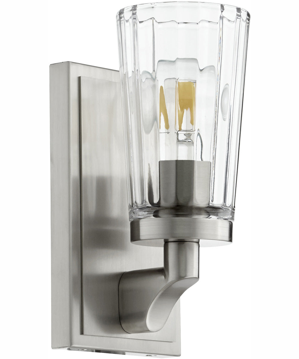 1-light Wall Mount Light Fixture Satin Nickel