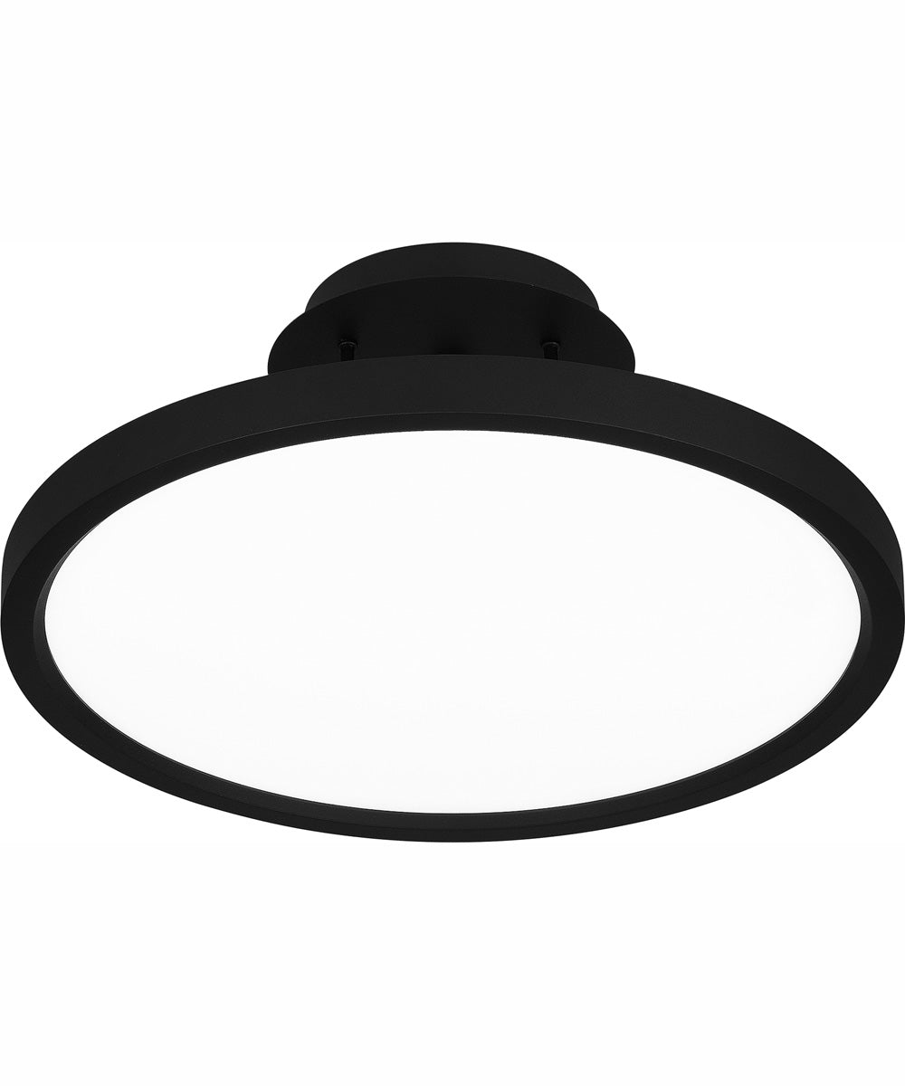Outskirts Medium Semi Flush Mount Earth Black