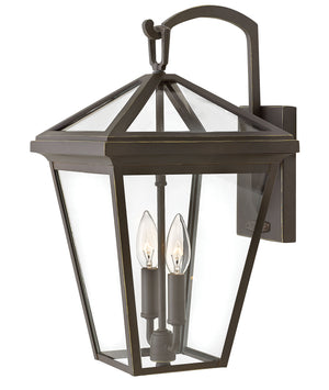 18"H Alford Place 2-Light Medium Outdoor Wall Light in Oil Rubbed Bronze