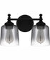 Jenson Medium 2-light Bath Light Matte Black