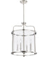 Yorktown 4-Light Pendant Polished Nickel