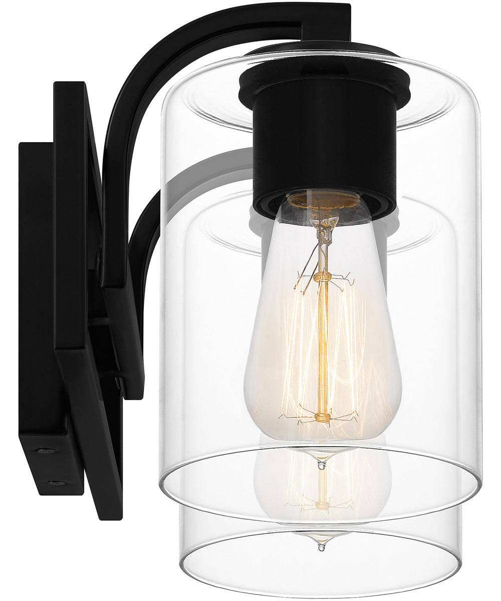 Lansdowne Medium 2-light Bath Light Matte Black