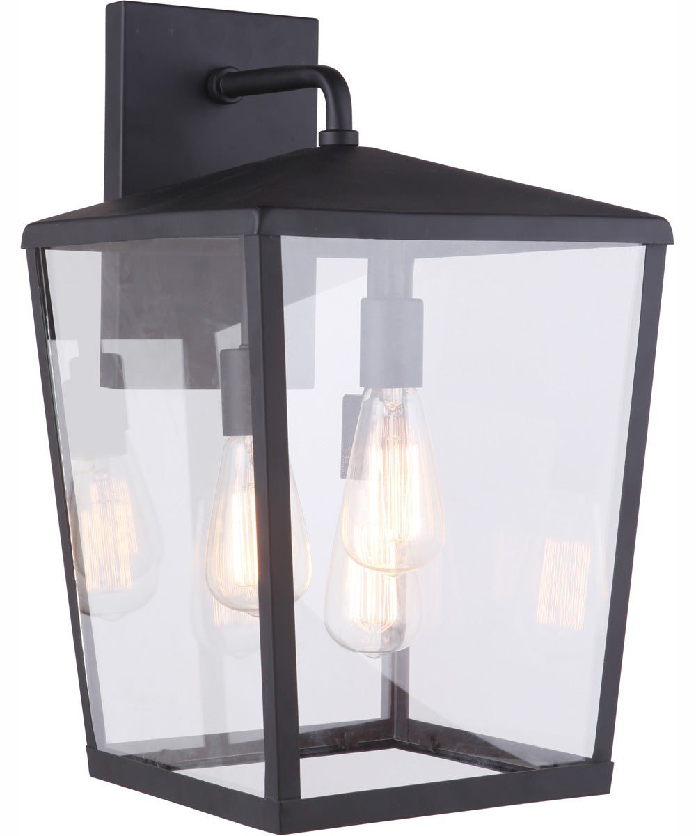 Olsen 3-Light Outdoor Wall Lantern Midnight