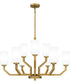 Cavalier 9-light Chandelier Aged Brass