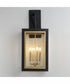 Neoclass 4-Light Outdoor Wall Sconce Black / Gold