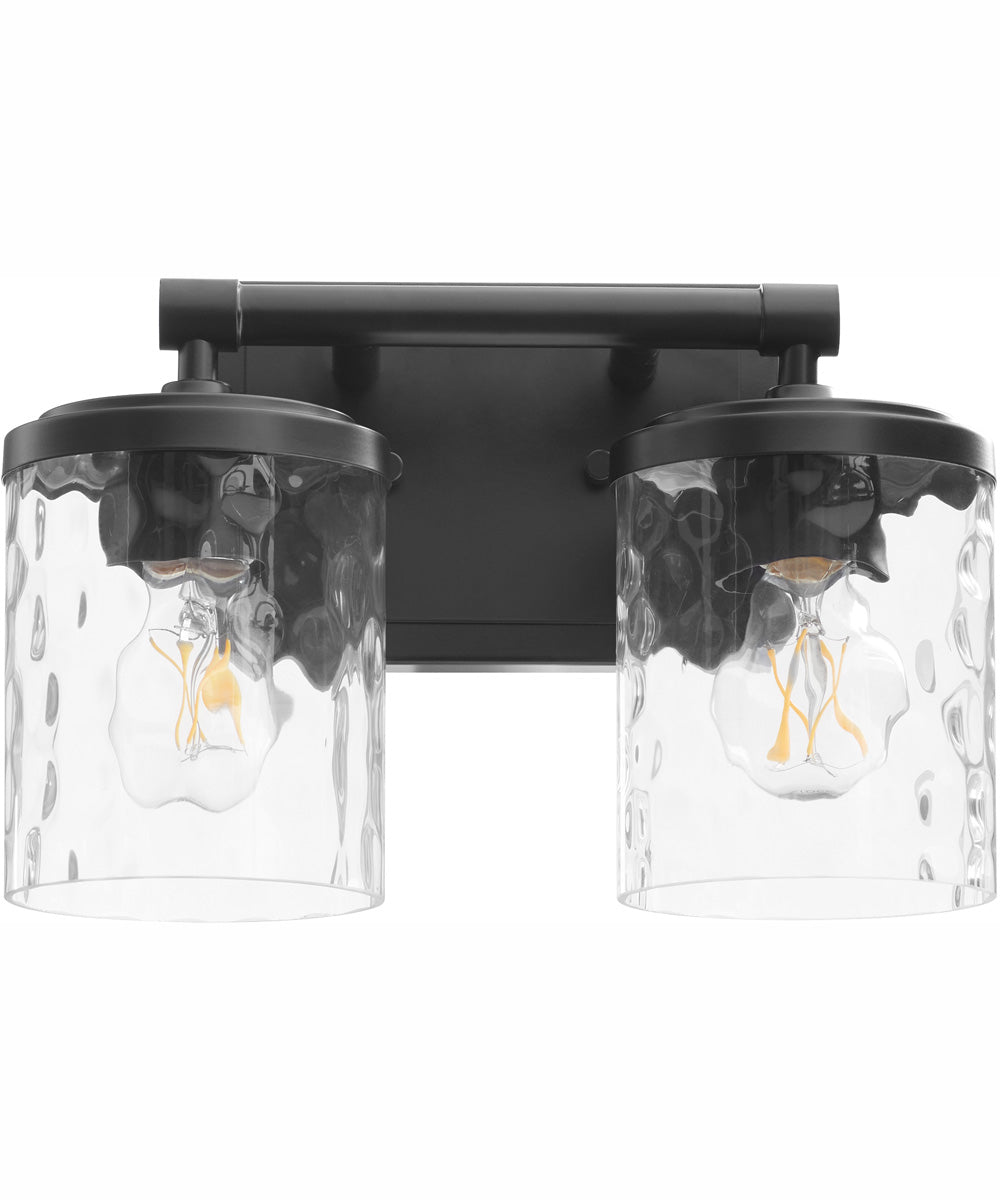 Starky 2-light Bath Vanity Light Matte Black