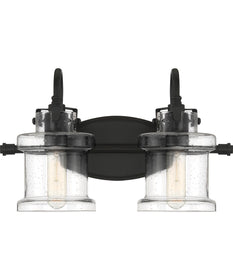 Danbury Medium 2-light Bath Light Earth Black