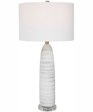 Levadia Matte White Table Lamp
