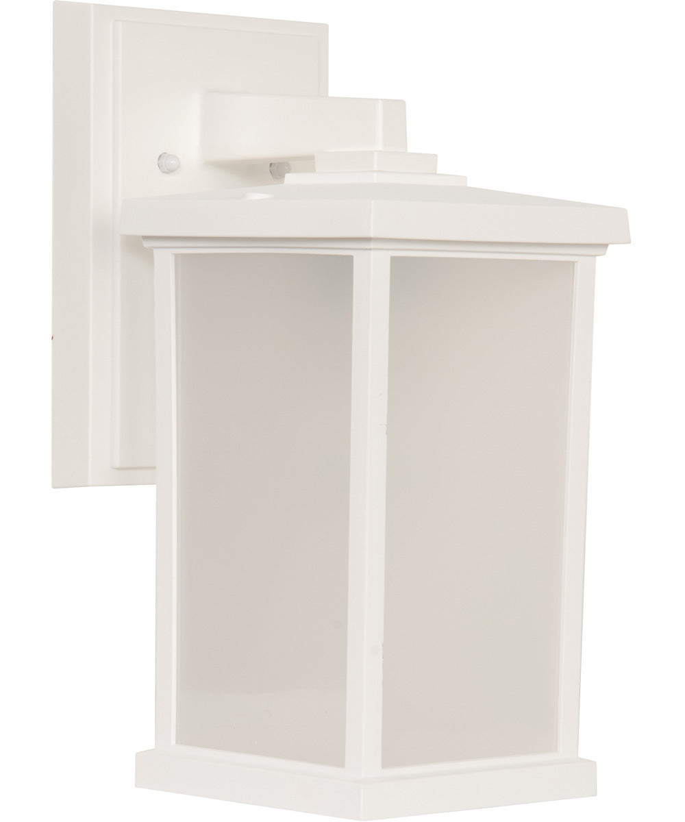 Resilience Lanterns 1-Light Outdoor Wall Lantern Matte White