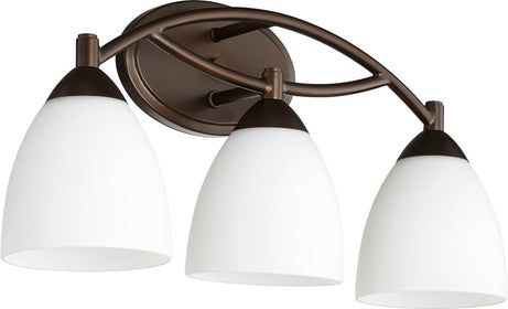 21"W Barkley 3-light Bath Vanity Light Oiled Bronze