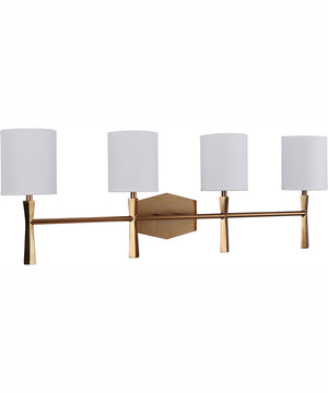 Chatham 4-Light Vanity Satin Brass