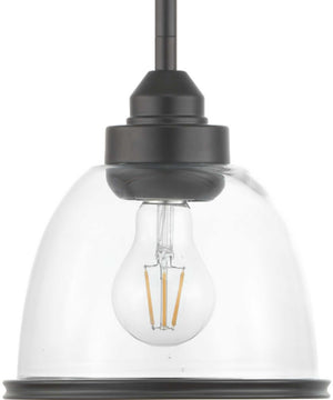 Saluda 1-Light Mini-Pendant Antique Bronze