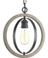 Conestee 1-Light Farmhouse Pendant Light Graphite