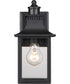 Chancellor Small 1-light Outdoor Wall Light Mystic Black
