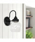 Brecken 1-Light Sconce Matte Black