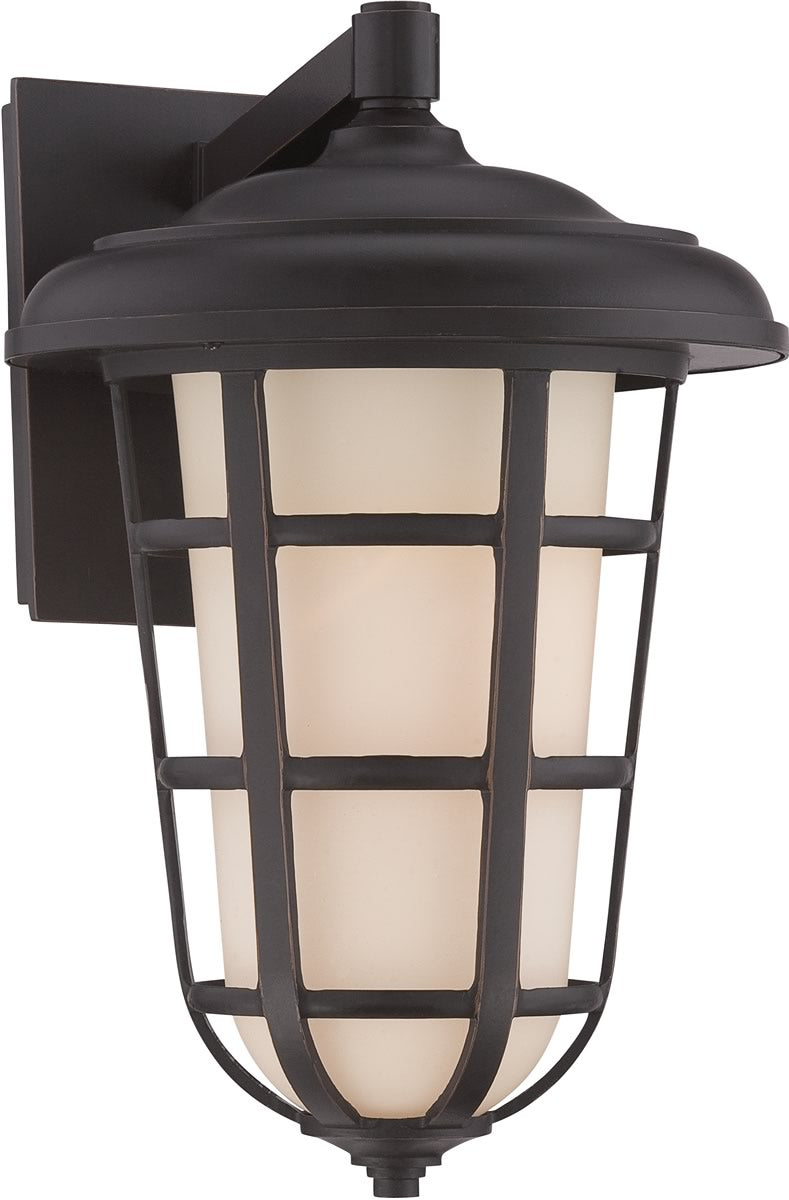 10"w Triton 1-Light Wall Lantern Aged Bronze Patina