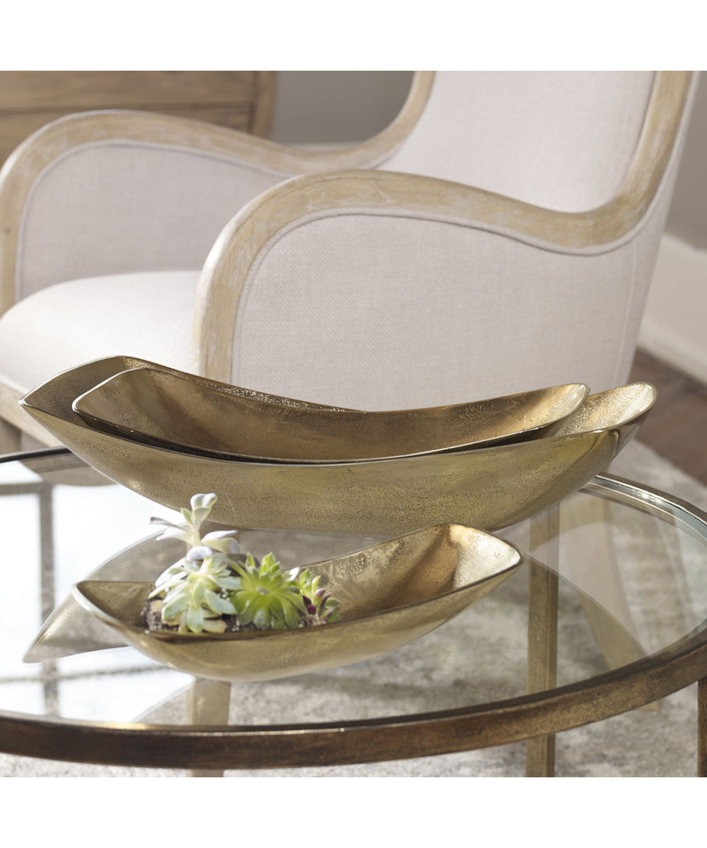 Anas Antique Brass Bowls Set of 3