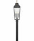 Dawson 3-Light Large Post Top or Pier Mount Lantern in Black