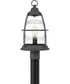 Admiral Large 1-light Outdoor Post Light  Coastal Armour Aluminum Mottled Black