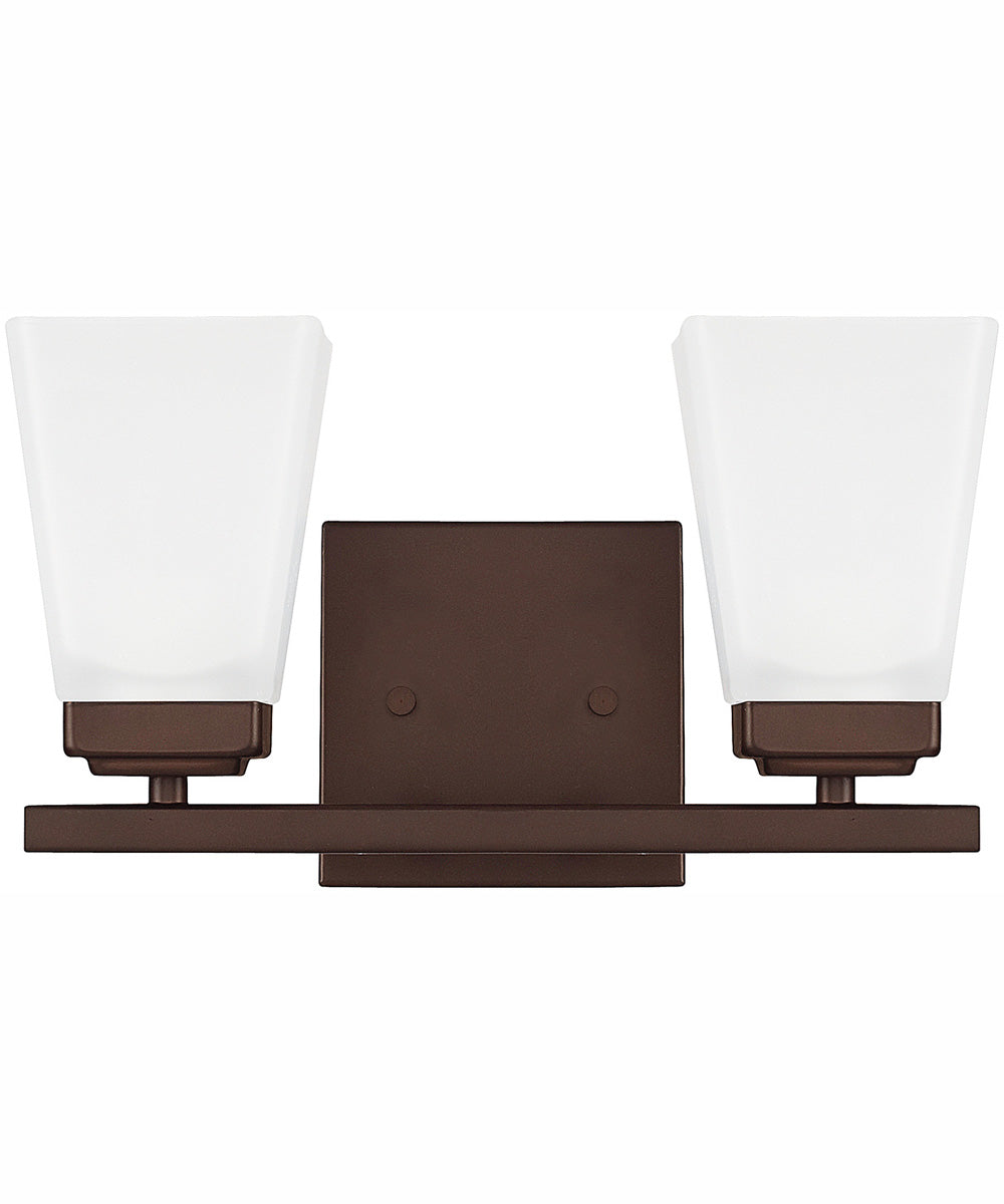Baxley 2-Light Vanity Bronze