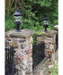 Pedestal Mount for Outdoor Lanterns Textured Black