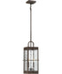 Ward Large 2-light Outdoor Pendant Light Gilded Bronze