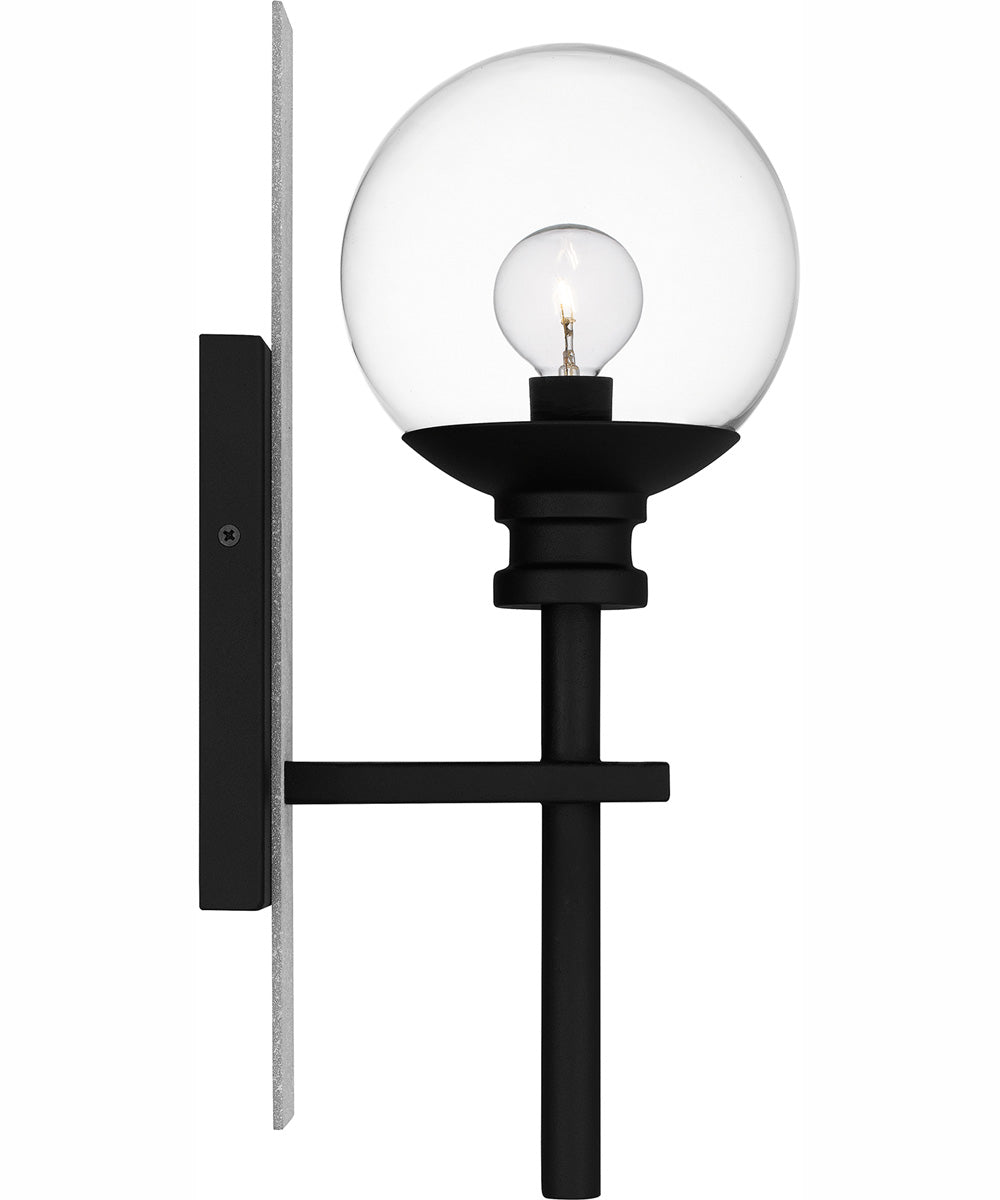 Gladstone Medium 1-light Outdoor Wall Light Earth Black