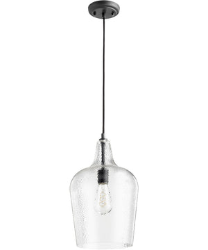 10"W 1-light Pendant Noir