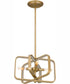 Dupree 4-light Pendant Brushed Weathered Brass