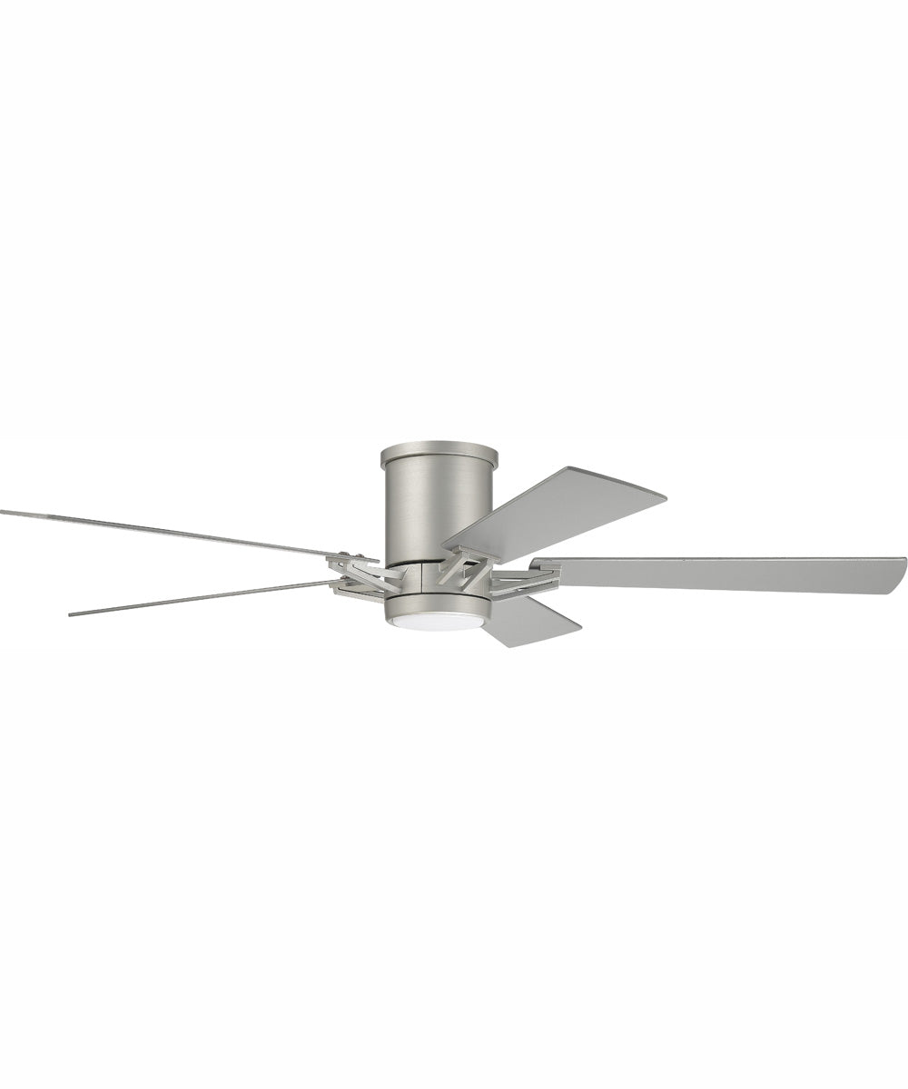 52" Wyatt 1-Light Ceiling Fan Painted Nickel