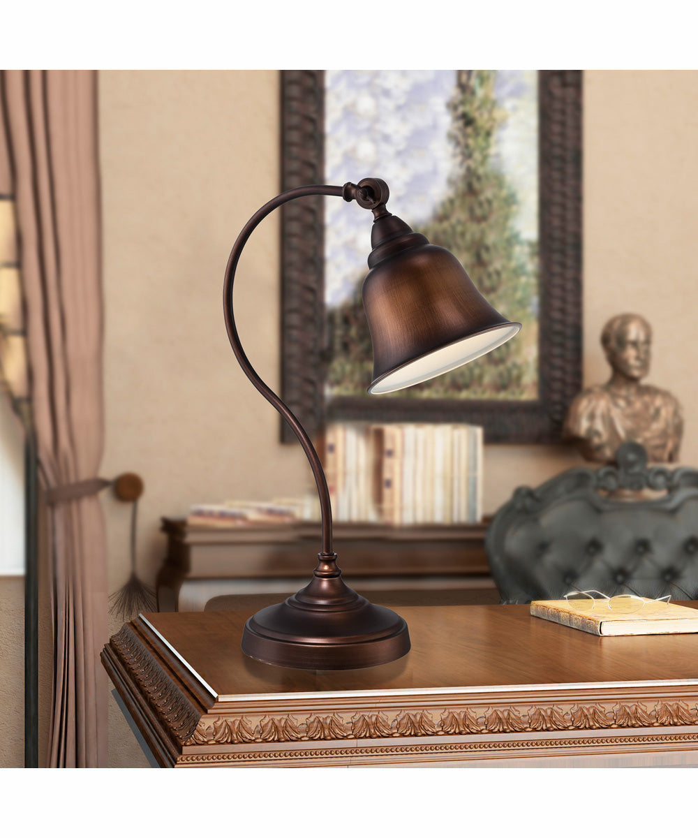 Gianna 1-Light Desk Table Lamp Antique Copper