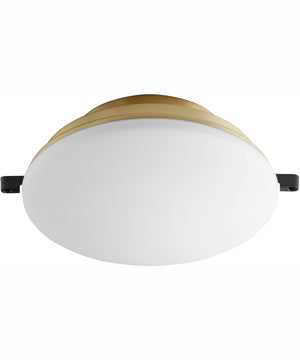 1-light LED Patio Ceiling Fan Light Kit Aged Brass