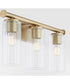 Tamara Day's Mercier 4-light Bath Vanity Light Aged Brass