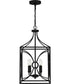 Grenelle 4-light Pendant Matte Black