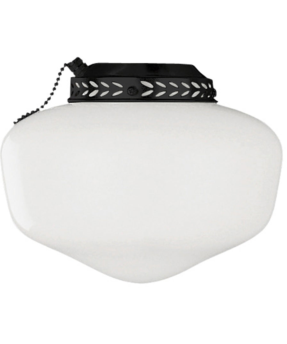 Universal Bowl Light Kit 1-Light LED Fan Light Kit Matte Black