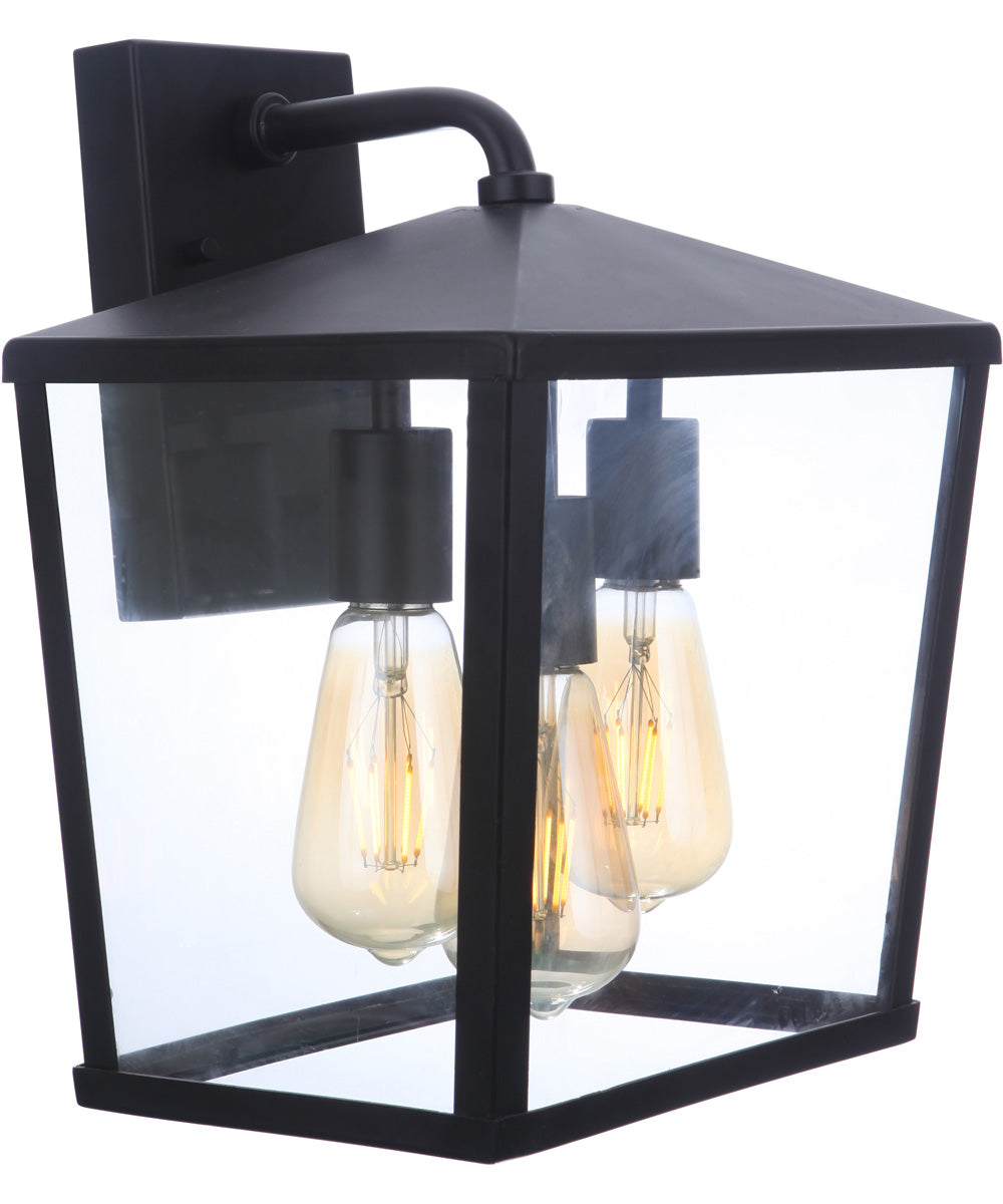 Olsen 3-Light Outdoor Wall Lantern Midnight