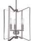 Shayna 3-Light Foyer Brushed Polished Nickel
