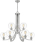 Pruitt 9-light Chandelier Brushed Nickel