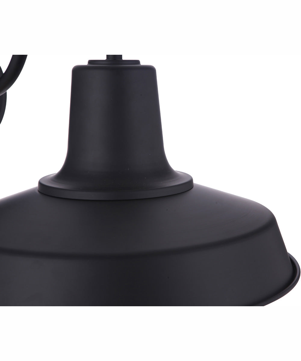 Briscoe 1-Light Outdoor Wall Lantern Midnight